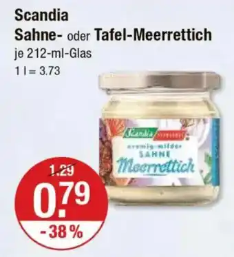 V Markt Scandia Sahne- oder Tafel-Meerrettich Angebot