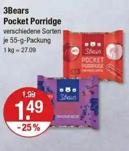 V Markt 3Bears Pocket Porridge Angebot