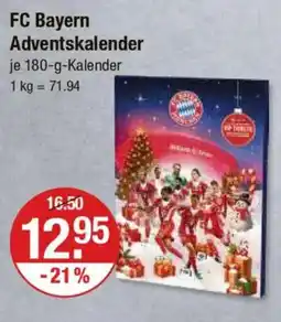 V Markt FC Bayern Adventskalender Angebot