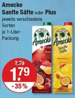 V Markt Amecke Sanfte Säfte oder Plus Angebot