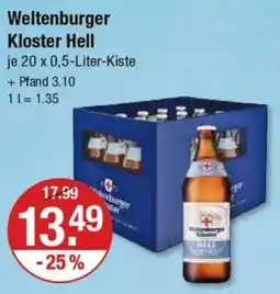 V Markt Weltenburger Kloster Hell Angebot