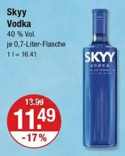 V Markt Skyy Vodka Angebot