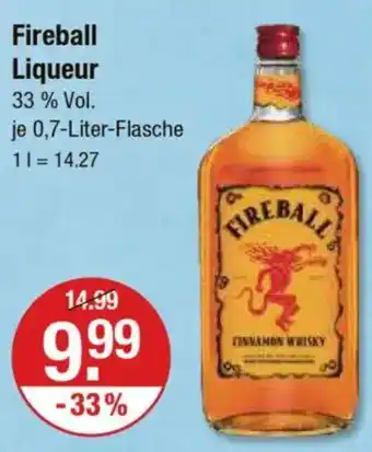 V Markt Fireball Liqueur Angebot