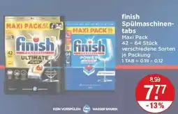 V Markt finish Spülmaschinentabs Angebot