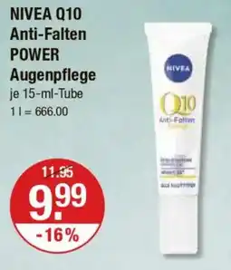 V Markt NIVEA Q10 Anti-Falten POWER Augenpflege Angebot