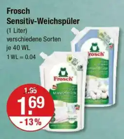 V Markt Frosch Sensitiv-Weichspüler Angebot