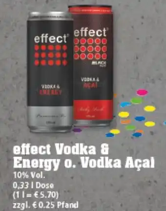 trinkgut Effect Vodka & Energy o. Vodka Acal 0,33L Angebot