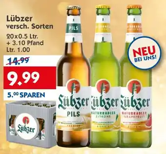 Hol'ab Getränkemarkt Lübzer 20x0,5L Angebot