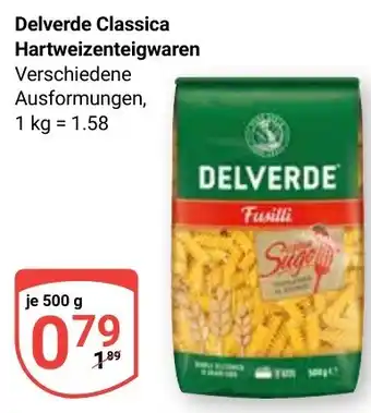 Globus Delverde Classica Hartweizenteigwaren Angebot