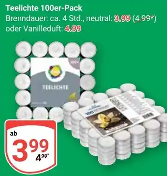 Globus Teelichte 100er-Pack Angebot