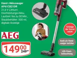 Globus Hand-/Akkusauger AP61CB21DR Angebot