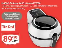 Globus Tefal Heißluft-Fritteuse ActiFry Genius FZ7600 Angebot