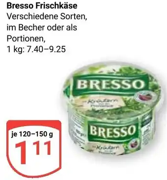 Globus Bresso Frischkäse Angebot