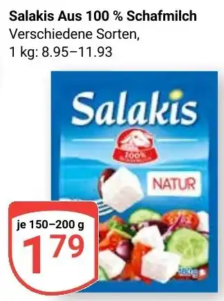 Globus Salakis Aus 100% Schafmilch Angebot