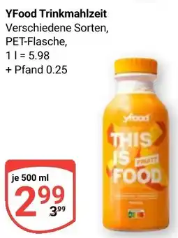 Globus YFood Trinkmahlzeit Angebot