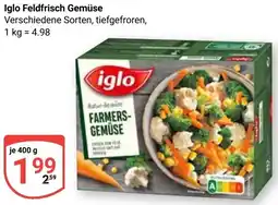 Globus Iglo Feldfrisch Gemüse Angebot