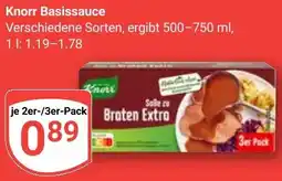 Globus Knorr Basissauce Angebot