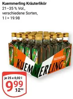 Globus Kuemmerling Kräuterlikör Angebot
