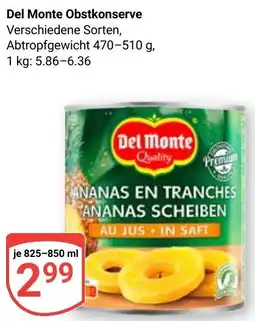 Globus Del Monte Obstkonserve Angebot