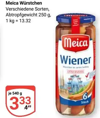 Globus Meica Würstchen Angebot
