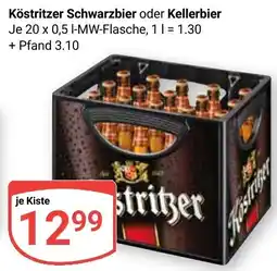 Globus Köstritzer Schwarzbier oder Kellerbier Angebot