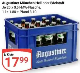 Globus Augustiner München Hell oder Edelstoff Angebot