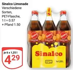 Globus Sinalco Limonade Angebot