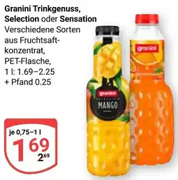 Globus Granini Trinkgenuss, Selection oder Sensation Angebot