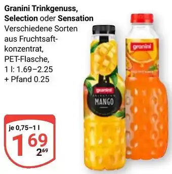 Globus Granini Trinkgenuss, Selection oder Sensation Angebot