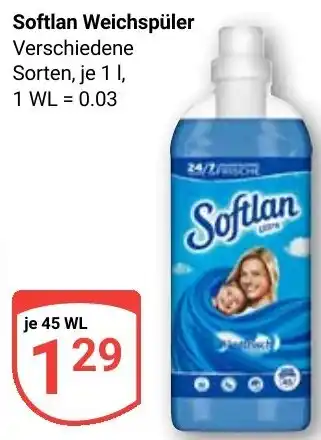 Globus Softlan Weichspüler Angebot