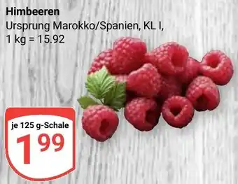 Globus Himbeeren Angebot