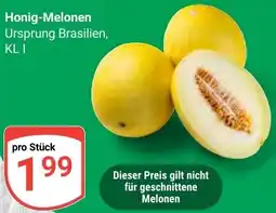 Globus Honig-Melonen Angebot
