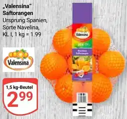 Globus ,,Valensina" Saftorangen Angebot
