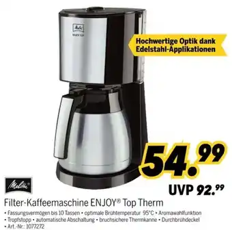 MEDIMAX Melitta Filter-Kaffeemaschine ENJOY Top Therm Angebot