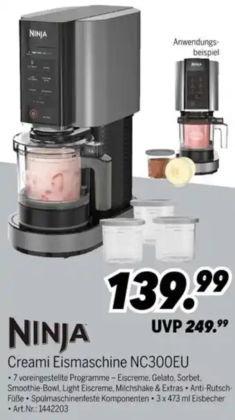 MEDIMAX NINJA Creami Eismaschine NC300EU Angebot