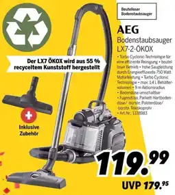 MEDIMAX AEG Bodenstaubsauger LX7-2-ÖKOX Angebot