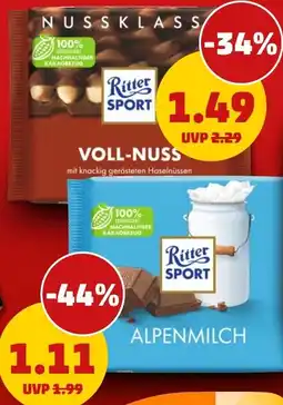 PENNY RITTER SPORT Nuss-/Kakaoklasse oder Bunte Vielfalt Angebot