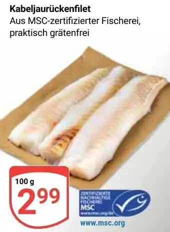 Globus Kabeljaurückenfilet Angebot