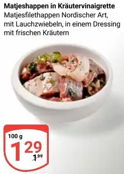 Globus Matjeshappen in Kräutervinaigrette Angebot
