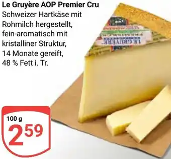 Globus Le Gruyère AOP Premier Cru Angebot