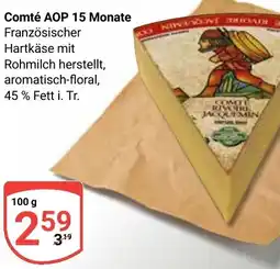 Globus Comté AOP 15 Monate Angebot