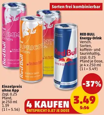 PENNY RED BULL Energy-Drink Angebot