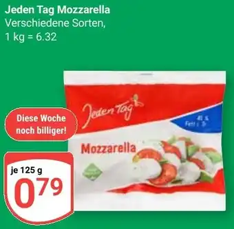 Globus Jeden Tag Mozzarella Angebot