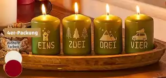 PENNY Adventskerzen 1, 2, 3, 4 Angebot