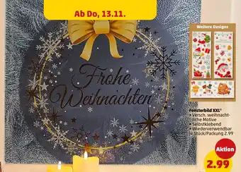 PENNY Fensterbild XXL Angebot