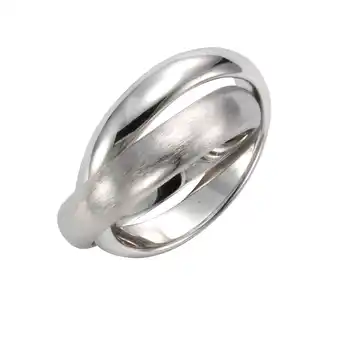 Netto Marken-Discount Celesta Silber Ring 925 Sterling Silber zweireihig Angebot
