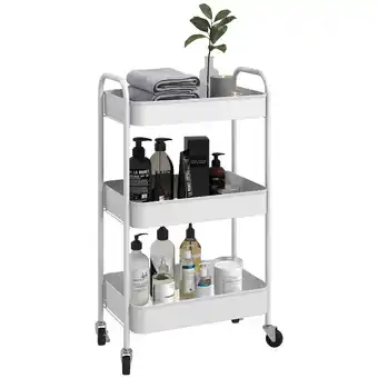 Netto Marken-Discount HOMCOM Küchenwagen Stahl Angebot