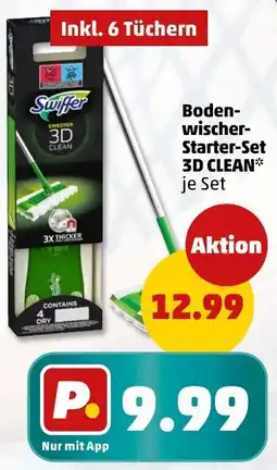 PENNY Swiffer Bodenwischer Starter-Set 3D CLEAN Angebot