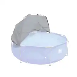 Netto Marken-Discount Wehncke Sonnendach für Stahlrahmenpools Ø 300 cm Angebot