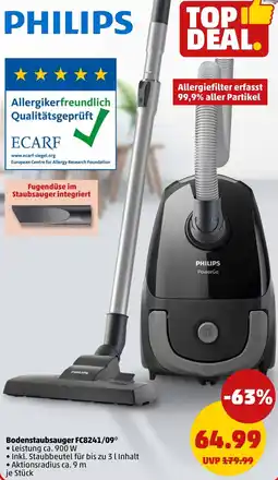 PENNY PHILIPS Bodenstaubsauger FC8241/09 Angebot